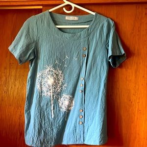 Light blue MISSLOOK top